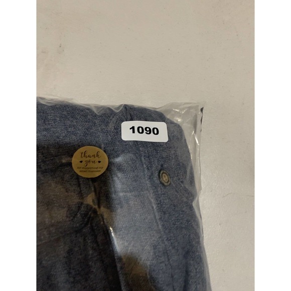 Field & Stream Mens Large Button Up Blue Heavy Flannel Outdoor Casual Adult - Picture 8 of 8